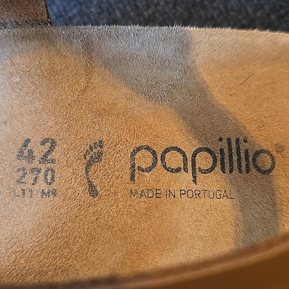 Birkenstock Soley Papillio Women's Tan Wedge Sandals Size 42, 10 US - Picture 7 of 7